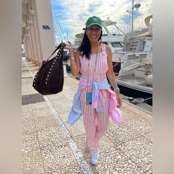 Pink luxury jumpsuit - Picture 7 of 9